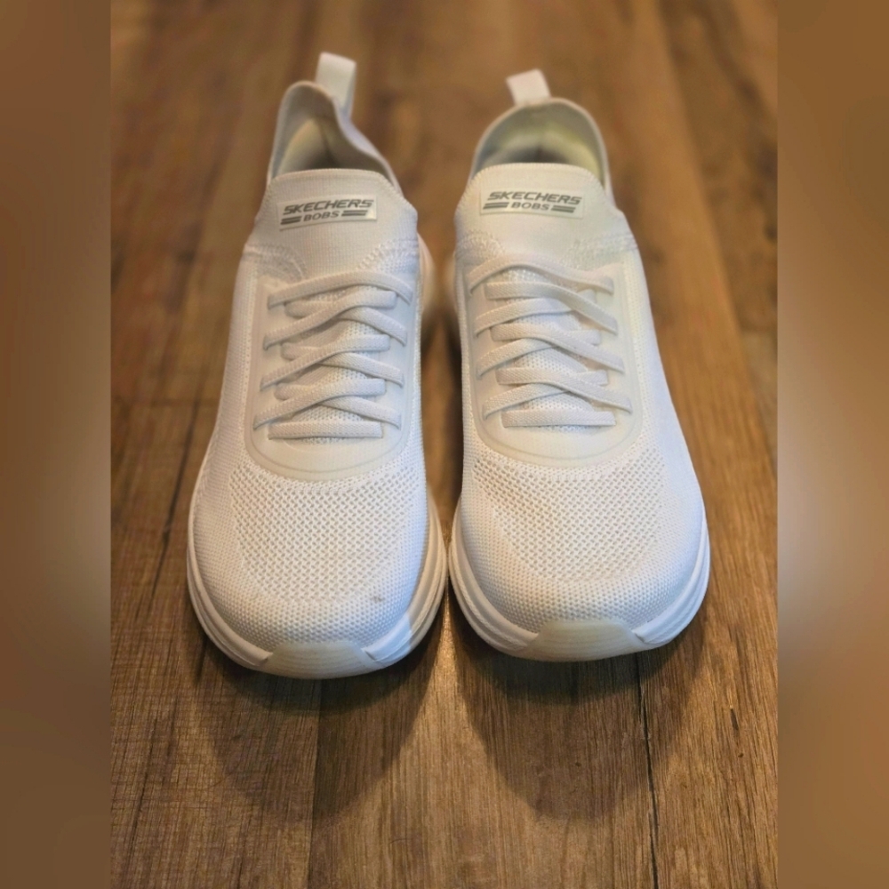 Skechers BOBS Sport Sparrow Flex  White Sz 8.5